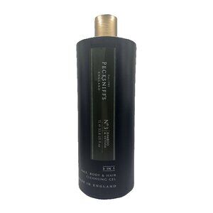 NEW Pecksniffs No.3 Bamboo & Vetiver 3 in 1 Face Body & Hair Cleansing Gel